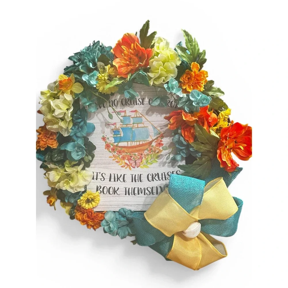 Handmade Grapevine Cruise Wreath